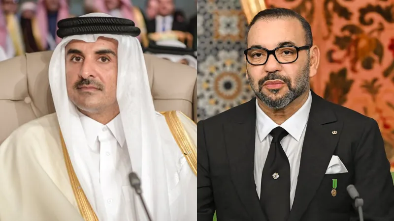 King Mohammed VI Sends Condolences to Qatar Emir on Father's Death