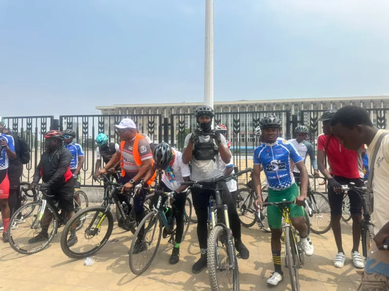Kinshasa cyclists pay tribute to Miguel Masaisai