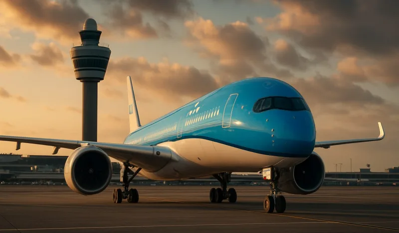 KLM's First Airbus A350-900 Arrives, Boosting Fleet Renewal