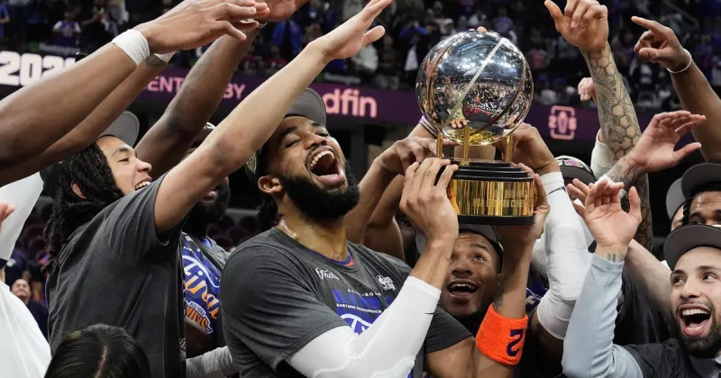Les Knicks balayent les Cavs 130-93, en finale NBA pour la 1ère fois depuis 1999
