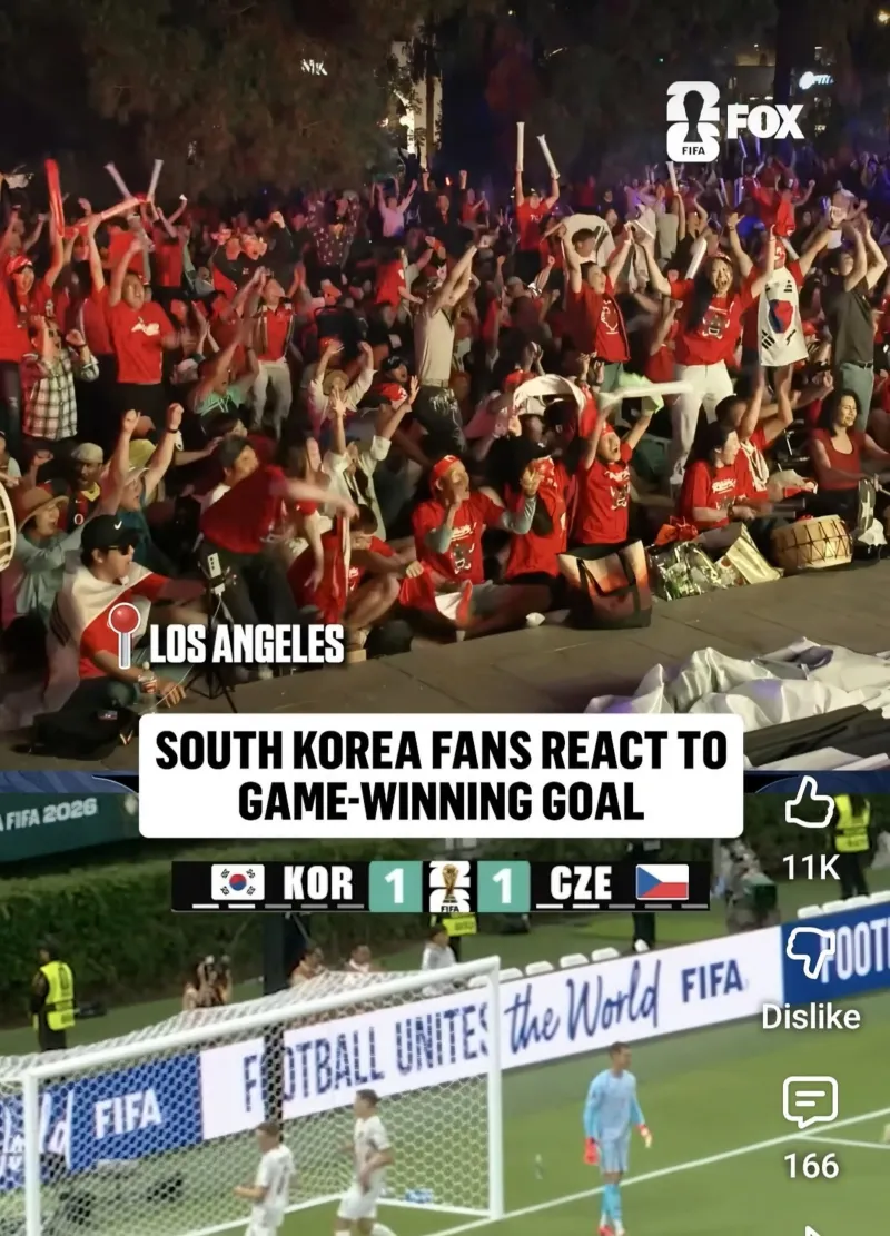 Korean Americans Rally for World Cup Match