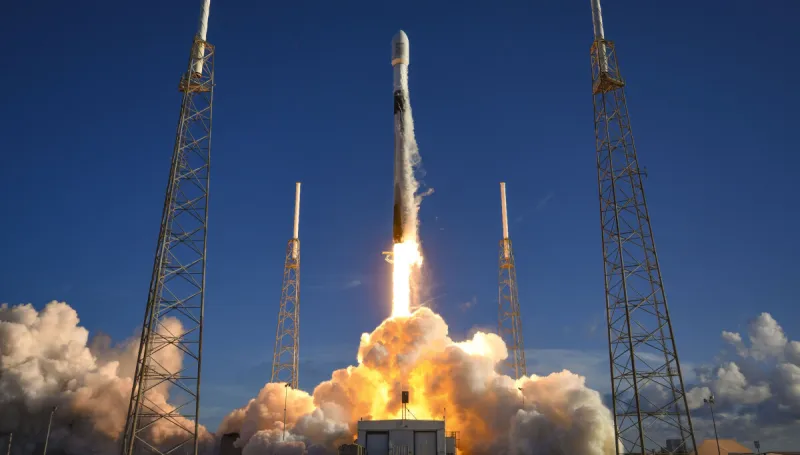 Korea's Danuri Captures Moon Impact of SpaceX Rocket