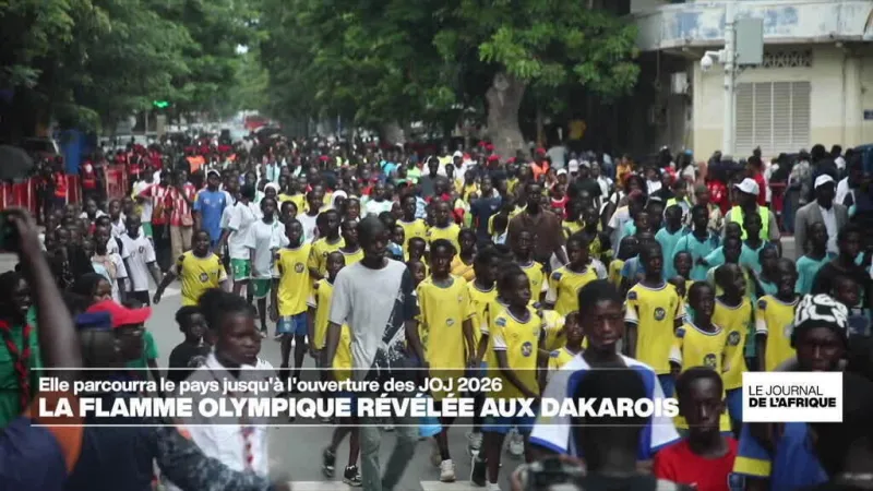 La flamme olympique des JOJ révélée aux Dakarois