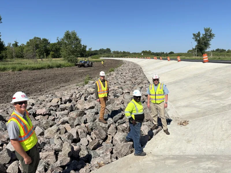 Lac qui Parle Dam spillway rehab phase 1 complete