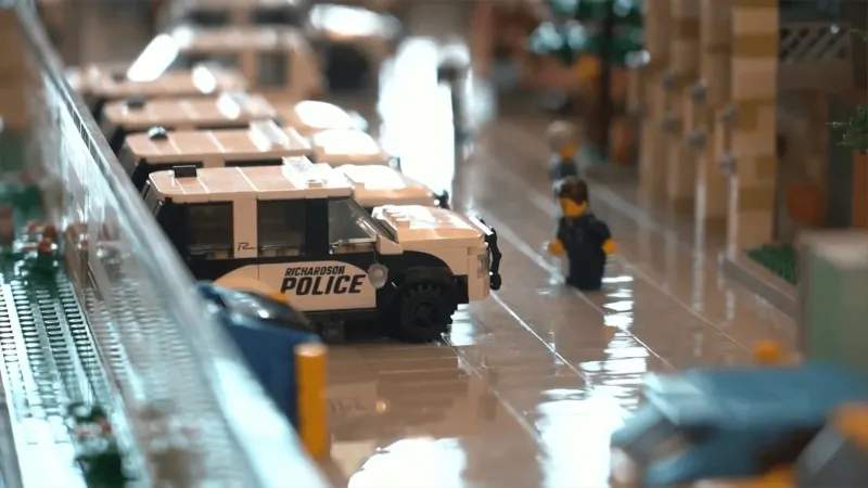LEGO model with unique story now on display in Richardson