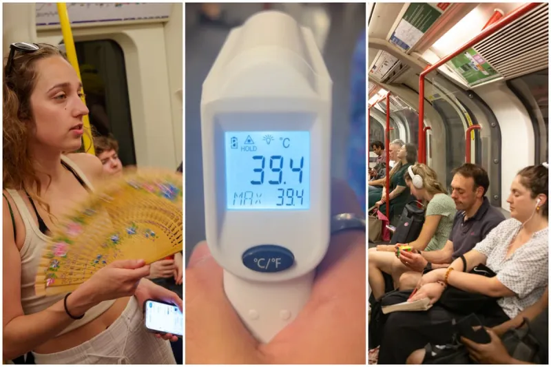 London Tube Temperatures Hit 35.1°C Amid Heatwave