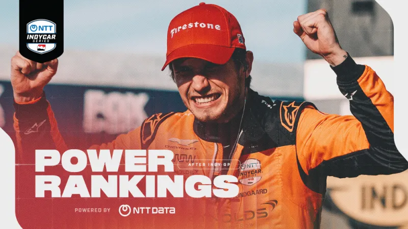 Lundgaard Rises in Power Rankings After Indy Win