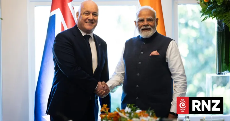 Luxon, Modi Agree on Trade, Maritime Security Partnership