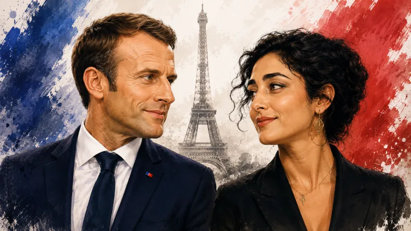 Un livre non vérifié relance la rumeur Macron-Farahani