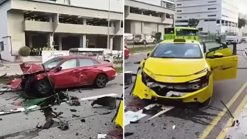 Man charged after crash at Kallang Bahru