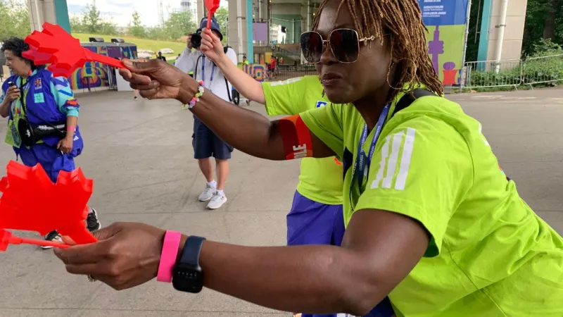 Maple Leaf Clappers Go Viral at Toronto World Cup