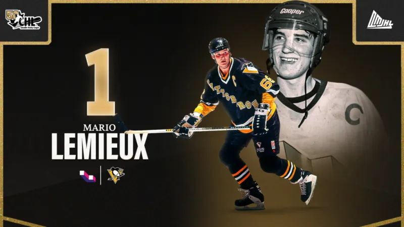 Mario Lemieux Tops CHL's Top 50 Players List