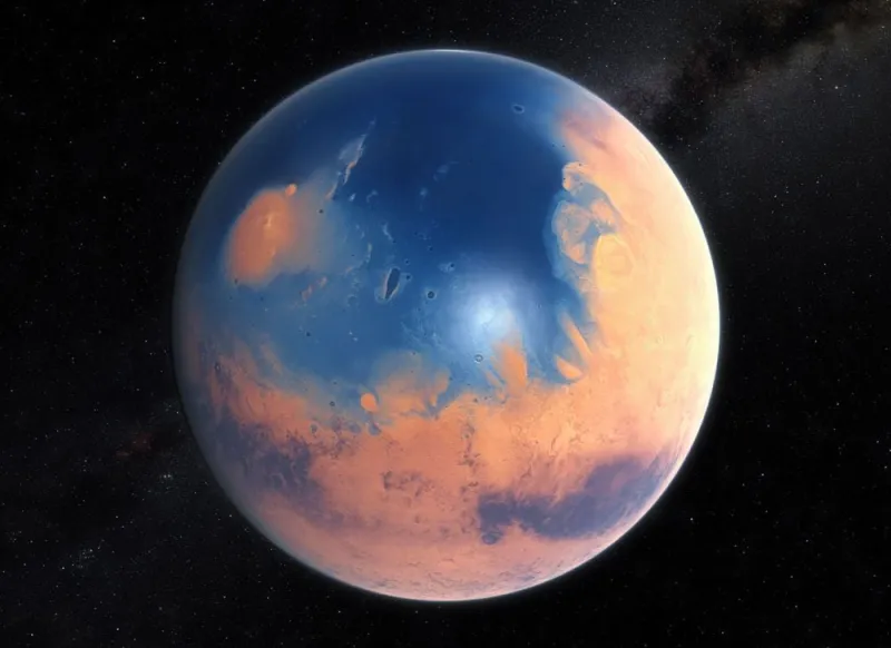 Mars comme modèle pour l'habitabilité marginale des exoplanètes