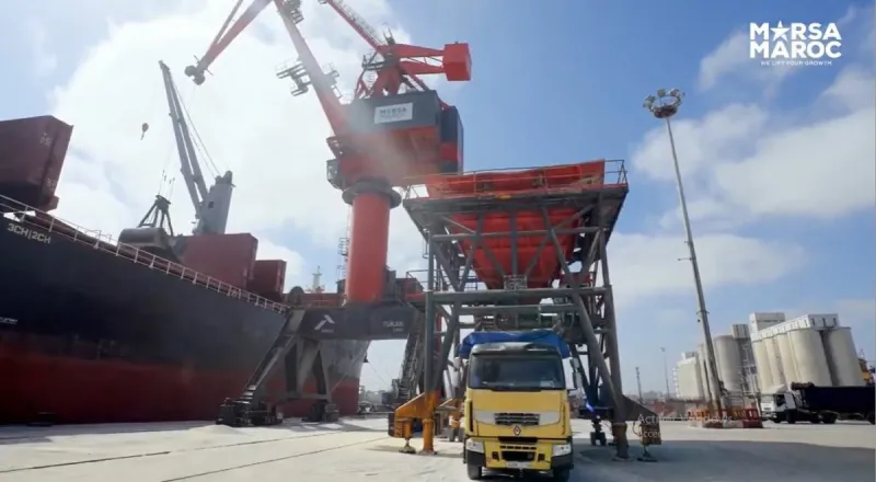 Le terminal de Marsa Maroc à Casablanca accueille un navire de 55 000 tonnes