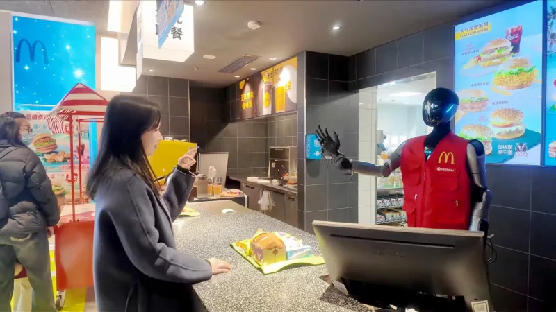McDonald's Tests Humanoid Robots in Shanghai Restaurant