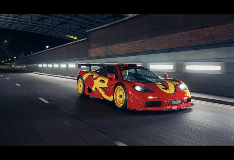 McLaren F1 GTR 'Pop Art' Heads to Auction