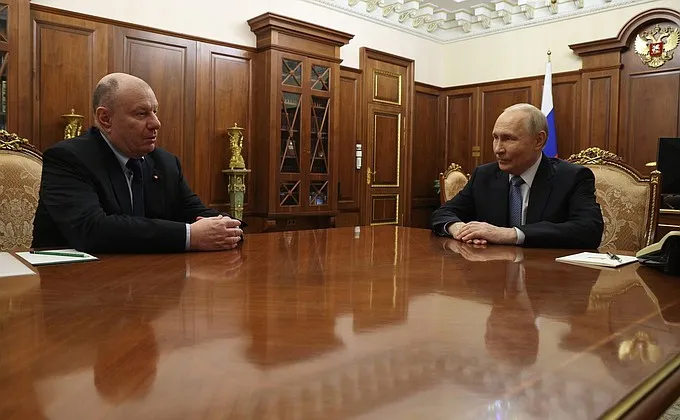 Rencontre avec le PDG de Norilsk Nickel Vladimir Potanin