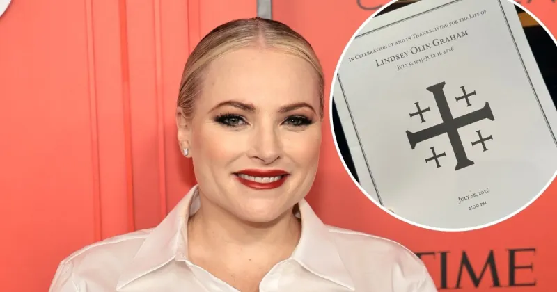Meghan McCain Attends Lindsey Graham Funeral