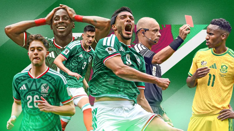 Mexico beats South Africa 2-0 in World Cup opener