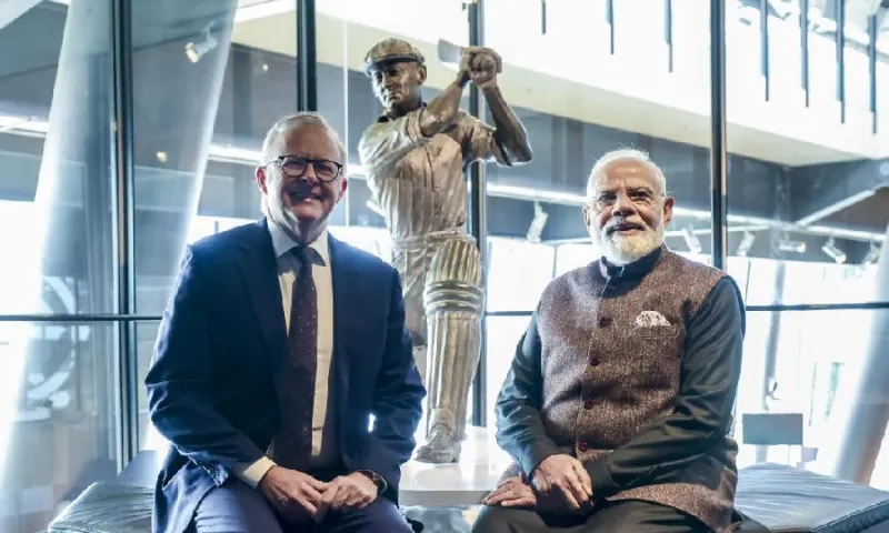 Modi Gifts 'Colonial Cousins' Vinyl to Australian PM