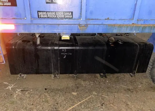 Modified Lorry Seized in Tawau Diesel Smuggling