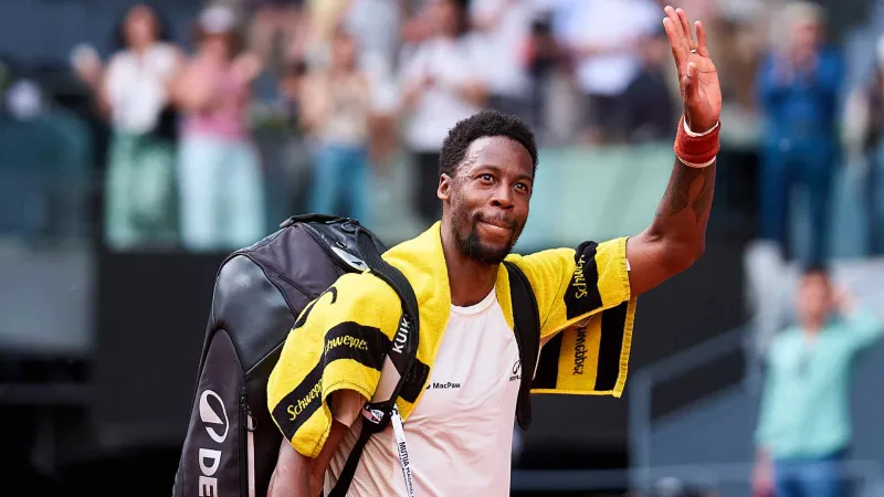 Monfils Bids Farewell to Madrid After Loss