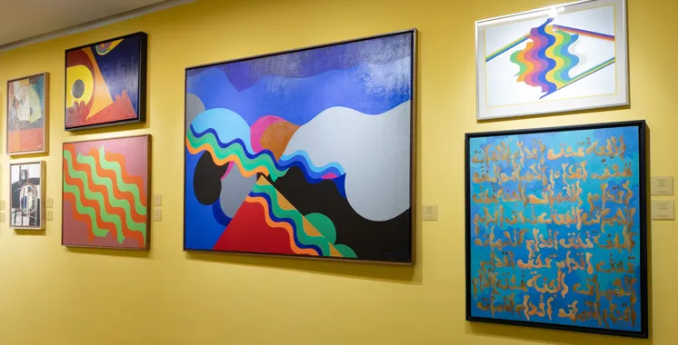 Vente aux enchères d'art abstrait marocain à Casablanca le 25 juin