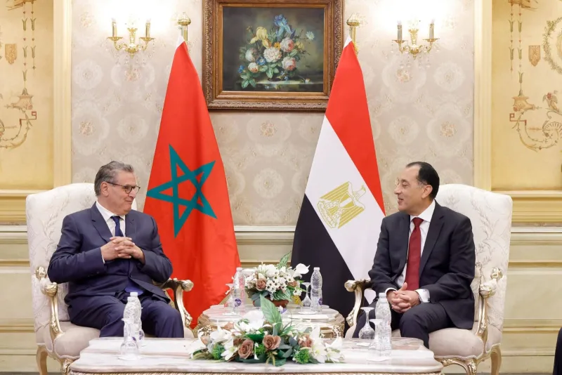 Akhannouch s'entretient au Caire avec son homologue égyptien