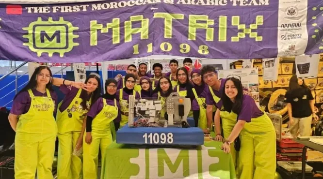 Moroccan High School Robotics Team Wins Top Rookie Award in Turkey