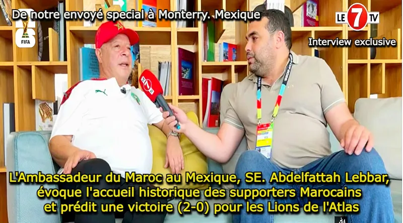 Morocco Ambassador in Mexico Discusses Fan Reception, Match Prediction
