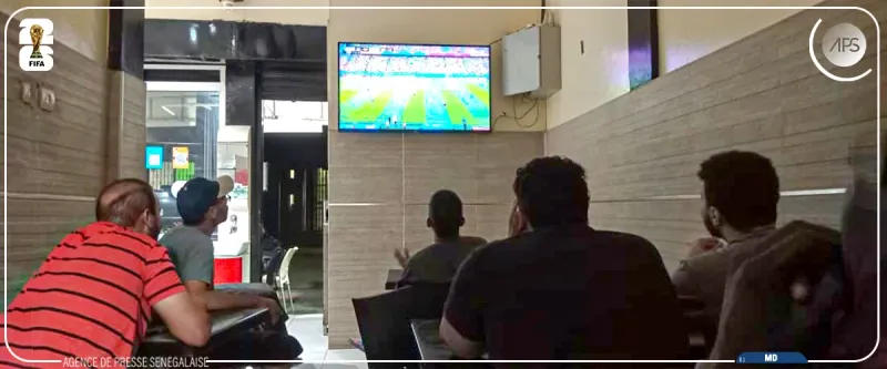 Morocco Fans Cheer Atlas Lions in Dakar Eatery