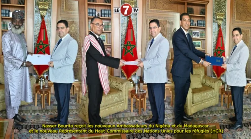 Bourita reçoit les envoyés du Nigeria, Madagascar et HCR