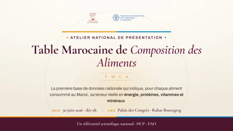 Morocco Launches National Food Composition Table