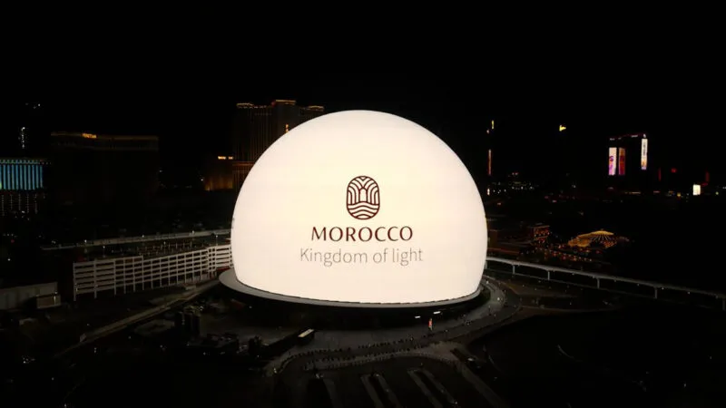 Morocco Launches Tourism Ad on Las Vegas Sphere