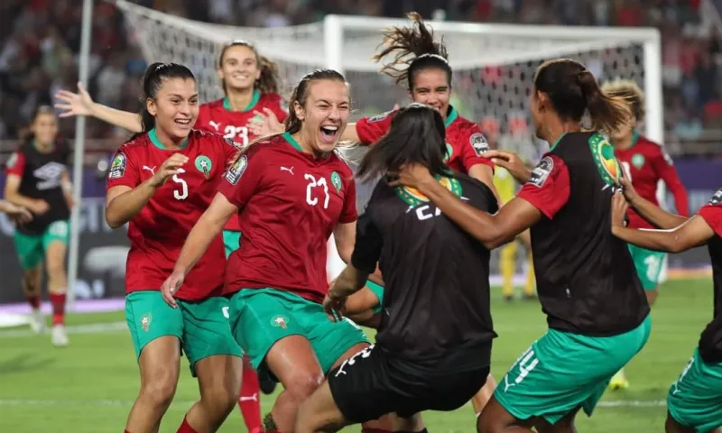 Le Maroc mène contre l'Algérie à la mi-temps à la CAN féminine 2026