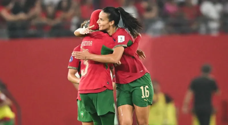 Le Maroc mène 1-0 face à l'Afrique du Sud à la mi-temps