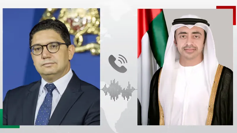 Morocco-UAE: Bourita, Abdullah bin Zayed Discuss Regional Issues