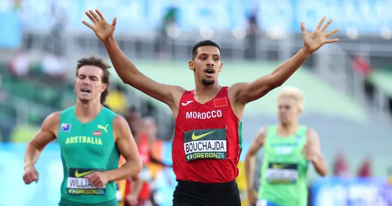 Morocco's Bouchajda Wins U20 800m Gold