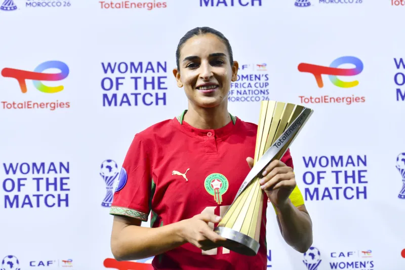 Hanane Ait El Haj, MVP du match Maroc-Kenya