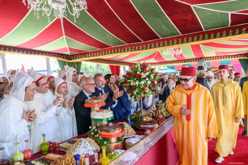 Morocco's King Mohammed VI Chairs Throne Day Reception