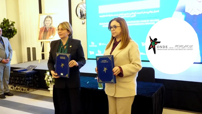 Morocco's ONDE signs 10 pacts to boost child rights