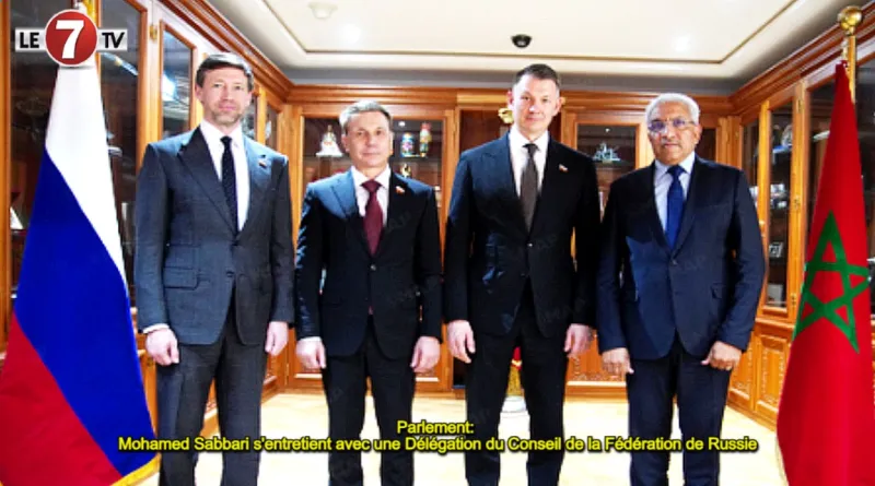 Morocco's Sabbari Meets Russian Federation Council Delegation