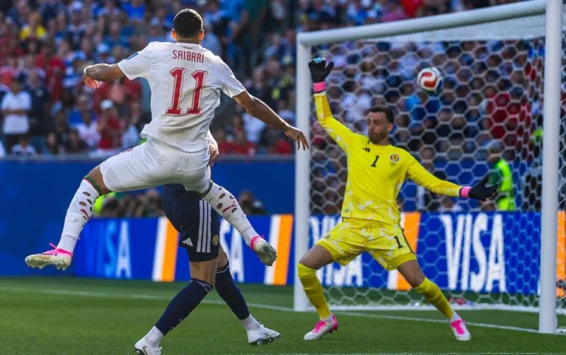 Saibari marque un but magnifique contre l'Écosse à Boston