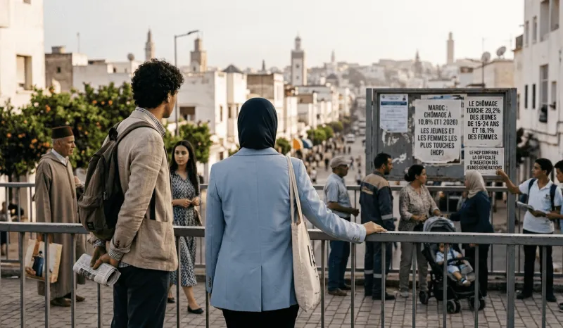 Morocco's Unemployment Rate Hits 10.8% in Q1 2026