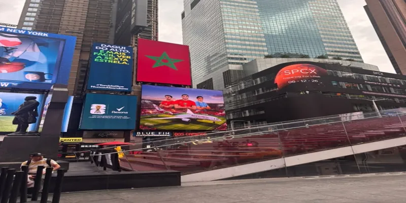 Morocco's World Cup Ad Lights Up Times Square