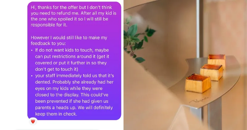 Mère facturée 4,90 $ après que son enfant a touché un gâteau