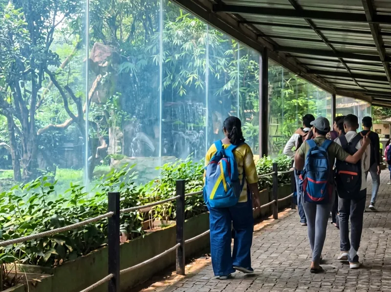 Nandankanan Zoo Opens Glass Enclosure for Leopards