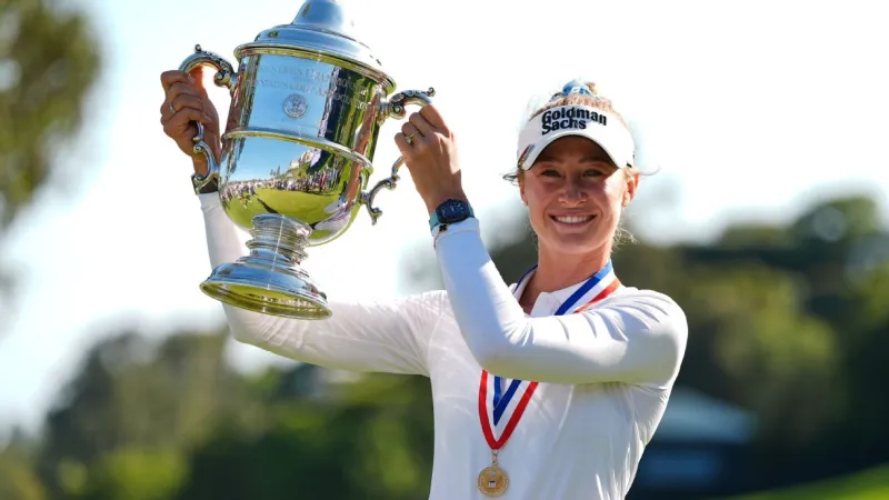 Nelly Korda wins first U.S. Women's Open title