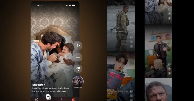 Netflix Tests Vertical 'Clips' Feed on Mobile