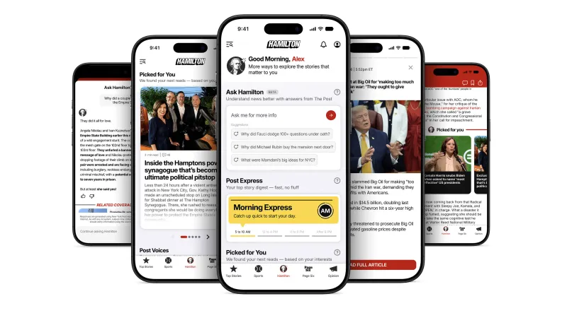 New York Post Unveils AI News Assistant 'Hamilton'